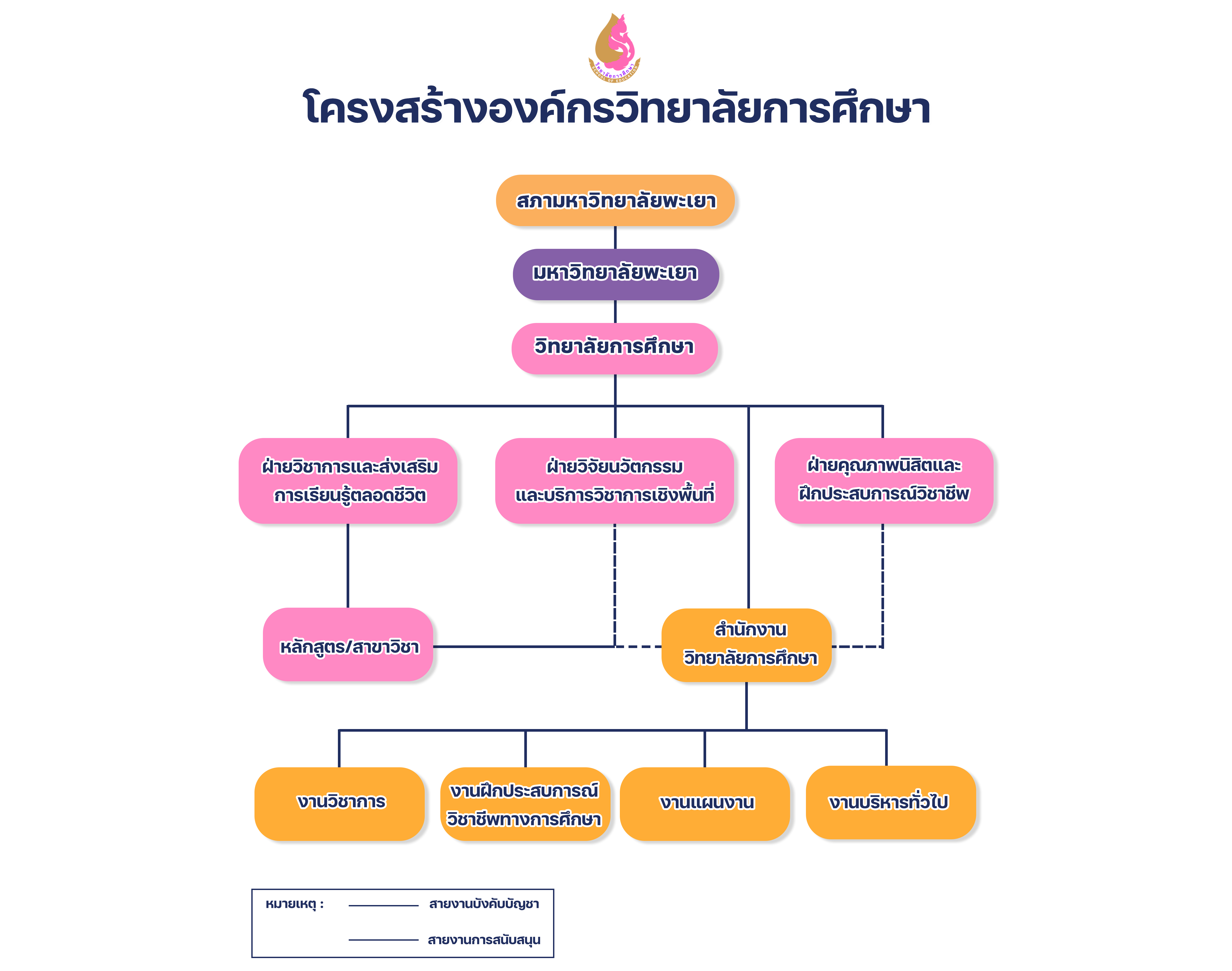 โครงสร้างองค์กรวิทยาลัยการศึกษา